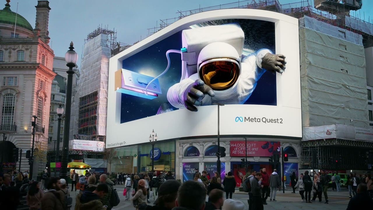 Astronaut in CGI Advertisement